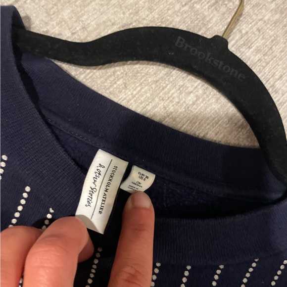 & Other Stories Cotton Sweater - Picture 2 of 2